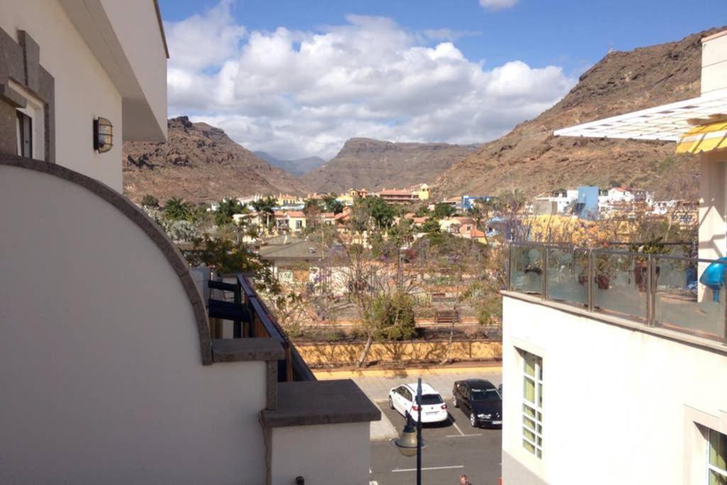 Schoene Wohnung Direkt Am Meer Mit Meerblick, Wlan Puerto De Mogan Exteriör bild